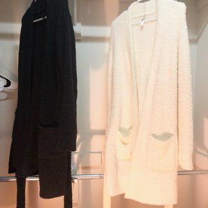 COZY KNIT SHORT ROBE SKIMS BONE